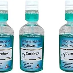 Curehex Mouthwash Minty Removes 99.9% of Germs, Fresh Breath, Sugar Free (100 ML, Pack Of 3)-picture-23