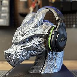 generic “Fantasy Dragon 3D Printed Headphone Stand - Perfect for Gamers and Dragon Lovers”-picture-3