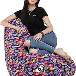 Amazon Brand - Umi Classic OMG Printed Bean Bag Cover Without Beans(Size-XXL)-picture-10