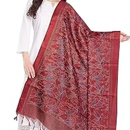 rani saahiba Women's Art Silk Printed Dupatta-picture-21
