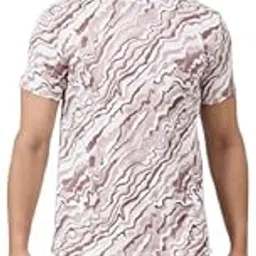 chrome & coral Men's All weather Regular Fit Printed Brown Track Suit with Pocket Comfortable Breathable Stretchable Soft Viscose Fabric For Everyday Use Ideal for Gym Training or Running Shortwear-picture-18
