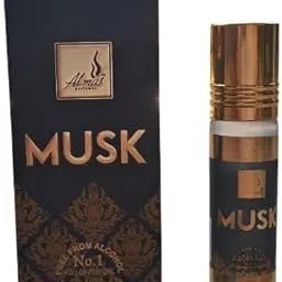 Almas MUSK 6ml Roll on Attar - Free from Alcohol-image-0