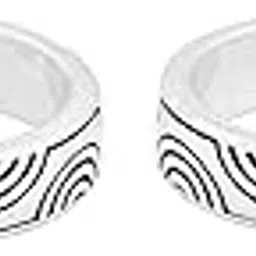 teesta Silver Toe Rings For Women Pure Silver 925 - Star Pattern 2 | Chandi Bichiya | Adjustable Toe Rings - Gift for Wife-picture-27