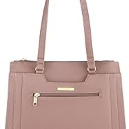 caprese Ginty Satchel Bag, Medium | Stylish Solid Handbag for Women with Comfortable Flat Shoulder Handles, Adjustable & Detachable Sling Strap | Secure Zip Closure | Perfect for Casual & Daily Use-picture-42