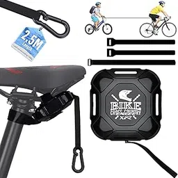 Desing Wish 8.2FT Bike Tow Rope for Kids, Auto-Retractable Outdoor Riding Parent-Child Tow Rope with Hook for Mountain/Road/Electric Bike (Black)-picture-14