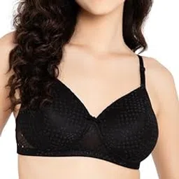 clovia Women Lace Solid Padded Full Cup Wire Free Everyday Bra-picture-41