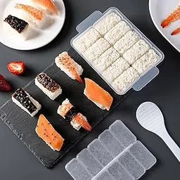 UJEAVETTE Onigiri Sushi Mould Nonstick Sushi Making Tool for Home Restaurant Beginners-picture-24