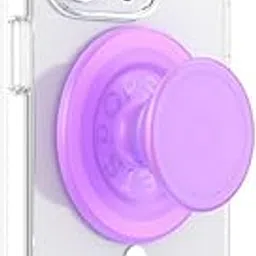 PopSockets Phone Grip with Expanding Kickstand, Compatible with MagSafe, Magnetic Ring for iPhone and Android Included, Phone Holder, Wireless Charging Compatible - Pink Opalescen image 1