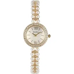 top plaza Watches for Women Luxury Pearl Ladies Watch Elegant Quartz Analog Bracelet Watch-picture-31