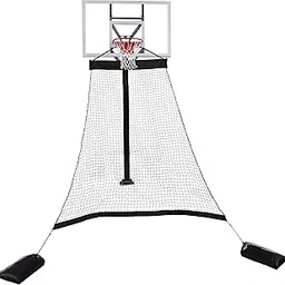 goaliath Goalrilla Basketball Hoop Return System Great for Solo Play or Free-Throw Practice and Compatible with Most In Ground Hoops , Black-picture-14