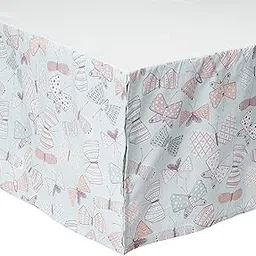 Dwell Studio Arden Butterfly Print Crib Skirt, Violet/Pink/Gray-image-78