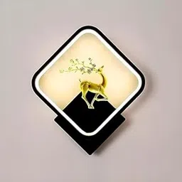 Homeluxe Modern Wall Lights Living Room LED Sconce, Decorative Indoor Wall Lamp with Artistic Deer Design, Ambient Light Fixture for Home, Hallway, Bedroom (3000k-6000k) (Casual)-picture-18