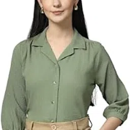 style quotient Solid Textured Three-Forth Sleeve Shirt-picture-28