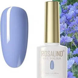 ROSALIND UV Gel Polish Soak Off 10ml Pure Color Nail Gel Bright For Nail Art Design LED/UV Lamp Semi Permanent Varnishes Hybrid Manicure Nails Art Nail Polish Gel Polish (RAF-PX051)-picture-10