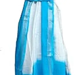 heyam Lightweight Linen Blend Dupatta with Tassels, Tie-Dye Pattern-picture-46
