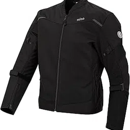 Rizo Urban Mesh Jacket – Lightweight | High-ventilation riding jacket | CE-certified armor for enhanced protection | Exceptional comfort | Daily commutes and weekend rides – Black Color-image-1