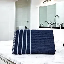 Popcorn Cotton Towels for Bath | Towels for Bath Large Size | Bath Towel - Soft & Absorbent | 450 GSM | 1 Piece Bath Towel for Men/Women | (69 cms x 137 cms) (Navy Blue)-image-48