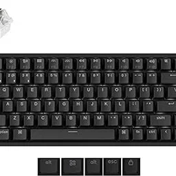 Keychron K2 75% Layout QMK Wireless and Wired Options Mechanical Keyboard Super Brown Switch, Paired with Shine-Through Double-Shot PBT Keycaps for Mac Windows-Version 3-picture-38