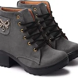 krafter Boots Shoe Denim Jeans for Girls High Heel (Ankle) Stylish Ideal for Both Women & Girls| Wear These as Casual or Even for Any Special Occasion Boot Casual Outdoor Women & Girls sneakers shoes-picture-38