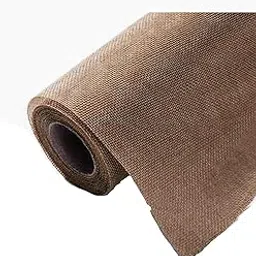 Just Flowers Jute Fabric Roll for Bouquet Wrapping Decoration Gift Wrapping Table Runner or Bags Making, Burlap Fabric Roll for DIY Crafts (18 Inch x 5 Yard) (Coffee Brown)-image-77