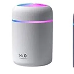 Portable Night Light Quiet Auto Shut Off 2 Mist Modes Colorful Cool 300mL Car Mist Mini Humidifier, Aroma Essential USB Personal Desktop Cool Humidifier for Car, Office Room, Bedroom, Study Room-picture-10