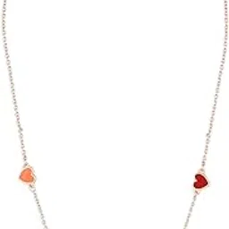 zaveri pearls Multicolor Enamel Hearts Contemporary Style Chain For Women-ZPFK16223-picture-47