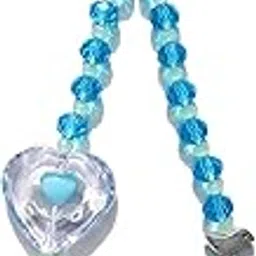 dearme love yourself Blue And Seagreen Crystal Beaded Handmade Aesthetic Phone Charm Lanyard With Bird And Heart Charm For Men, Women, Boys, Girls And Gender Neutral-picture-45