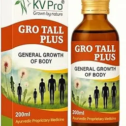 KV Pro Gro Tall Plus Ayurvedic Herbal Wellness Syrup 200ml | Supports Bone Strength, Energy & Immunity | 100% Ayurvedic Daily Nutrition for Men & Women-picture-25