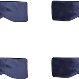 Samtrish Premium Velvet Sleep Mask | Blocks Light for Sound Sleep | Travel Eye Mask | Adjustable & Super Comfortable. | Pack of 4-picture-33