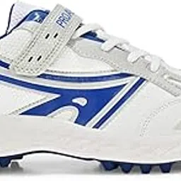pro ase sport Pro ASE Lightweight Cricket Shoes - Durable & Comfortable | Ideal for Turf, Ground & Hard Surfaces | Allrounder Design with Studs, Velcro & Superior Grip | White, Blue, Green, Red-picture-10