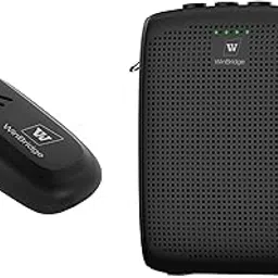 WinBridge WB005 Wireless Voice Amplifier with Bluetooth Lapel Microphone for Teachers,Portable Speaker and Wireless Clip On Microphone System, Mini Megaphone Speaker Mic Set 15W 2600mAh-picture-53