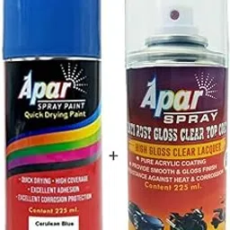 APAR Automotive Spray Paint Cerulean Blue (RC Colour Name) +GC Compatible for Maruti Cars -225 ml (Pack of 2-Pcs)-picture-25