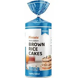 PINTOLA Organic Brown Rice Cake - All Natural (Lightly salted, Pack of 1) (130 g), Gluten-Free Snack for Weight Loss, Made with 9 Wholegrains, Soy and Yeast-Free, Taste Best With Peanut Butter, Low Fat, 30 calorie per cake-picture-12