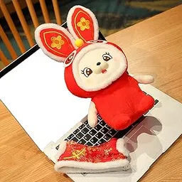 Bnf® New Year Rabbit Plush Toy Stuffed Bunny Doll Sofa Pillow for Spring Festival 30cm Baby | Toys for Baby | Plush Baby Toys-picture-21