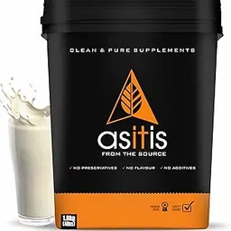 Asitis Nutrition Raw Whey Protein Concentrate 80% | 24 g Protein | 5.4g BCAA |USA Labdoor Tested (4lbs)-picture-26