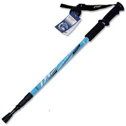 Generic Outdoor Camping 3-Sections Walking Stick Climbing Trekking Pole Adjustable Alpenstock Aluminum Alloy - Blue-picture-26