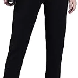 tokyo talkies Women's Slim Fit Formal Trousers | Stretchable Trousers | Mid-Rise-picture-47