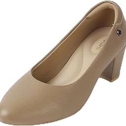 mochi Women's Formal ent Faux Leather Court Shoes-picture-4