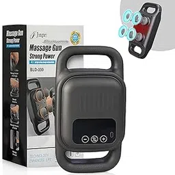 JINPRI Deep Tissue Massage Gun with 4 Interchangeable Heads - Muscle Massager for Back, Neck, and Body Pain Relief Rechargeable, Quiet, and Lightweight Therapy Device (4-Head)-picture-67