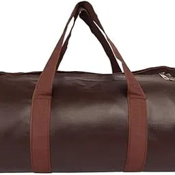 Proera Rexine Gym Duffel Bag | Shoulder Gym Bag | Sports and Travel Bag | Fitness Bag | Gym, Basketball, Football, Multipurpose with Side Compartments for Men, Women, Boys & Girls 23 cm (Brown)-picture-17