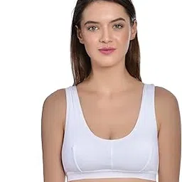 aimly Women's Cotton Non-Padded Full Coverage Sports Bra | Gym Bra for Women | Bra for Women Sports | Cotton Sports Bra | Gym Bra for Workout | Sports Bra for Girls-picture-18