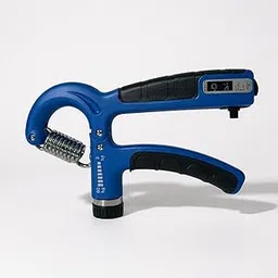 Adjustable Hand Grip Strengthener, Blue & black, 5-60kg Resistance Range, Professional Exercise Gripper with Chrome Spring (BLue)-picture-42