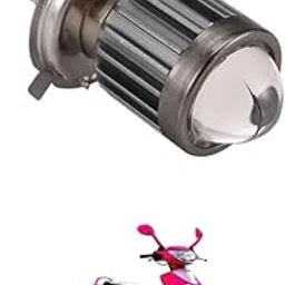 GONAMA Universal For Bike H4 LED Headlight Bulb Yellow White High Low Beam DRL Driving Lamp 9-85V for Motorcycles Electric Bike Scooters ATV/Pit Bike (H4 socket) Comfortable With Scoo-ty pep Pl-us-image-77