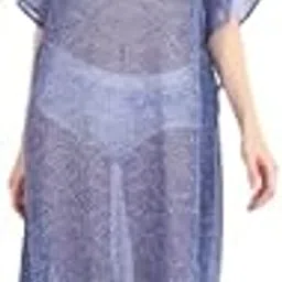 erotissch Women Blue Printed Cover-up Kaftan-picture-32