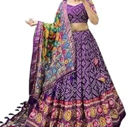 Woman's Perfectly Blended Tussar Silk Lehenga For Festive Season to Charm Your Look (BINDI)-picture-26