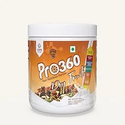 Pro360 Dry Fruits Protein Powder with Natural Dry Fruits with Immunity Boosters - Zinc, Vitamin C, Vitamin D 250g Pack-picture-41