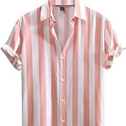 uiriuy Men's Casual Printed Regular Fit Half Sleeve Formal Shirt-picture-22