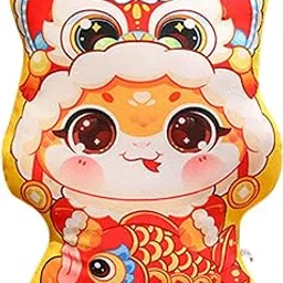 FASHIONMYDAY New Year Throw Pillow Decorative Pillow for Bed Couch Room Decor Koi Pillows-picture-11