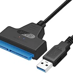 SATA to USB 3.0 Cable - USB Adapter Compatible for 2.5"" HDD & SSD Hard Drive Reader, External Hard Drive Converter Support UASP, Black-picture-14