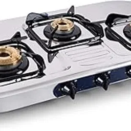 Glen 3 Burner Stainless Steel LPG Gas Stove || High Flame Brass Burner || ISI Certified || Manual Ignition || 2 Years Warranty (CT1037SSHFBB)-picture-20